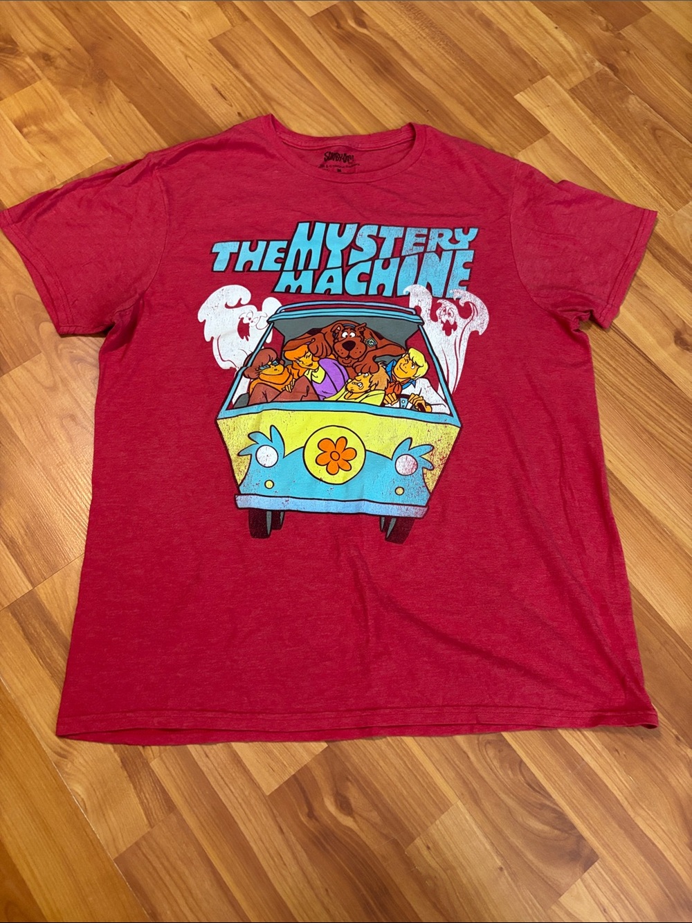 The Mystery Machine Graphic Tee - Red Short Sleeve